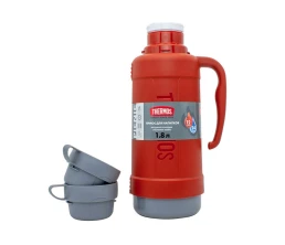Термос со стеклянной колбой тм THERMOS PICNIC 40 Series Red 1,8L