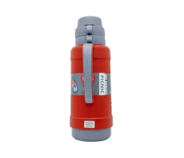 Термос со стеклянной колбой тм THERMOS PICNIC 40 Series Red 1,8L