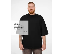 Футболка оверсайз Big Boss, черная