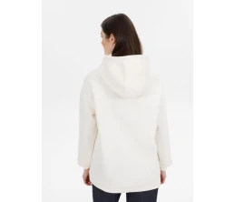 Худи оверсайз унисекс Snuggie, молочно-белое