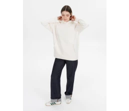 Худи оверсайз унисекс Snuggie, молочно-белое