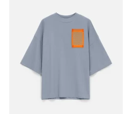 Футболка оверсайз унисекс T9, серая