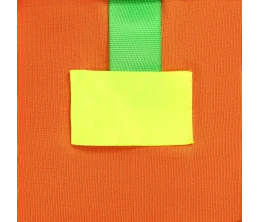Лейбл тканевый Epsilon, M, желтый неон