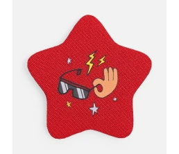 Наклейка тканевая Lunga Bial, M, красная