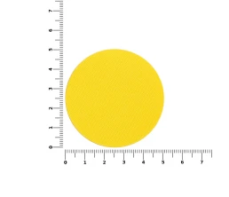Наклейка тканевая Lunga Round, M, желтая