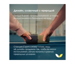 Умная портативная колонка Яндекс Станция Стрит с Алисой, черный (YNDX-00030BLK)