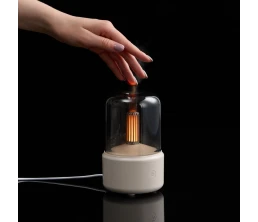 Увлажнитель-ароматизатор с подсветкой mistFlicker, молочно-белый