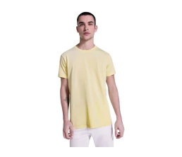 Футболка «Corgi» мужская, солнечно-желтый выстиранный WASHED