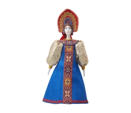 Подарочный набор: кукла фарфоровая, чай 