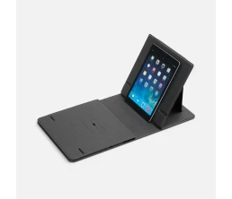 Складной стол для ноутбука с беспроводной зарядкой Kickstand Table, серый