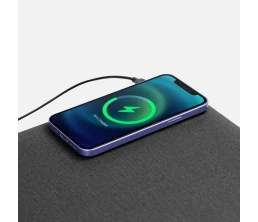 Складной стол для ноутбука с беспроводной зарядкой Kickstand Table, серый