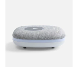 Bluetooth колонка с беспроводной зарядкой и подсветкой Terrafonic, серая
