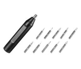 Отвертка "Drill" 10-в-1, черный
