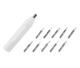 Отвертка "Drill" 10-в-1, белый