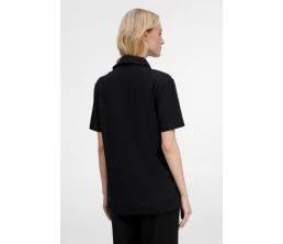 Рубашка поло унисекс Senti, черная
