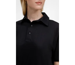 Рубашка поло унисекс Senti, черная