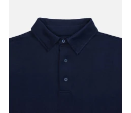 Рубашка поло унисекс Senti, темно-синяя