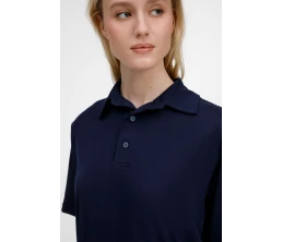 Рубашка поло унисекс Senti, темно-синяя