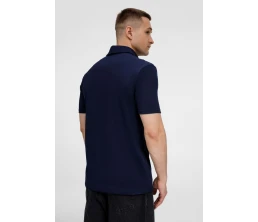 Рубашка поло унисекс Senti, темно-синяя