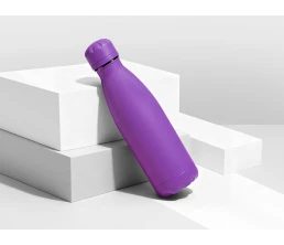 Вакуумная термобутылка "Vacuum bottle C1", soft touch, 500 мл, фиолетовый