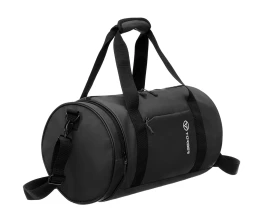 Сумка спортивная TORBER Mobi, чёрный, полиэстер 900D с PU покрытием, 45 х 25 х 25 см
