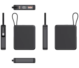 Внешний акуумулятор с подсветкой лого 