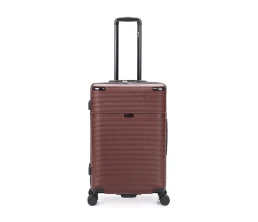 Чемодан TORBER Onego, бордовый, ABS-пластик, 79,5 х 51 х 29 см, 103 л