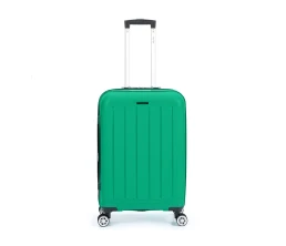 Чемодан TORBER В Отпуск, ярко-бирюзовый, полипропилен, 65,5 х 43,5 х 26 см, 62 л