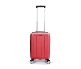Чемодан TORBER В Отпуск, ярко-розовый, полипропилен, 55 х 36 х 21,5 см, 37 л