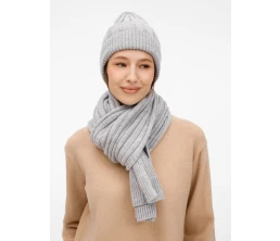 Шапка Bellish, светло-серый меланж