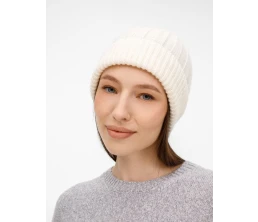 Шапка Bellish, белая (ванильная)