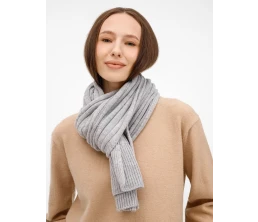 Шарф Bellish, светло-серый меланж