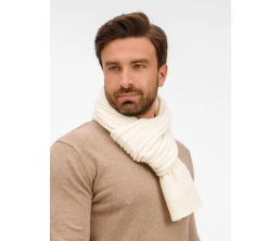 Шарф Bellish, белый (ванильный)