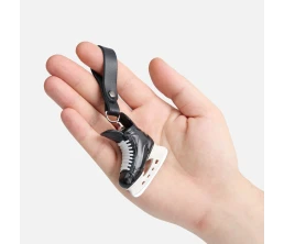 Брелок «Хоккейный конек», черный