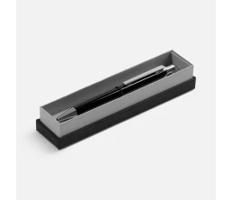 Ручка шариковая Arvent Glossy в футляре, черная