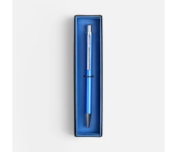 Ручка шариковая Arvent Glossy в футляре, синяя