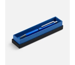 Ручка шариковая Arvent Glossy в футляре, синяя