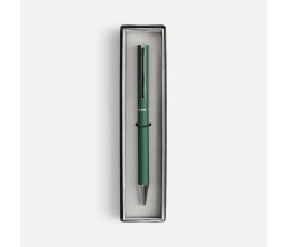 Ручка шариковая Blade Soft Touch в футляре, зеленая