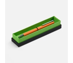 Ручка шариковая Blade Soft Touch в футляре, оранжевая
