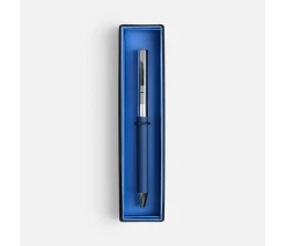 Ручка шариковая Eyeshot Soft Touch в футляре, темно-синяя