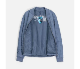 Куртка унисекс Warmbridge, синяя (джинс)