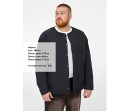 Куртка унисекс Veter, черная Куртка унисекс Veter, черная