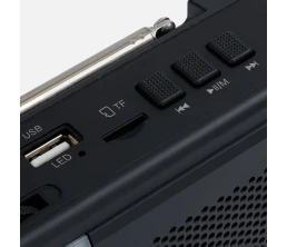 Bluetooth-колонка с радио Comradio, черная