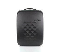 Чемодан складной Rollink Earth 55x40x20 см, 2 колеса, черный/зеленый