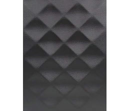 Чемодан складной Rollink Earth 55x40x20 см, 2 колеса, черный/синий