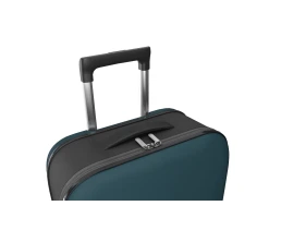 Чемодан складной Rollink Vega II 55x40x20 см, 2 колеса, сине-зеленый