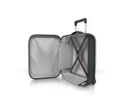 Чемодан складной Rollink Vega II 55x40x20 см, 2 колеса, бирюзовый