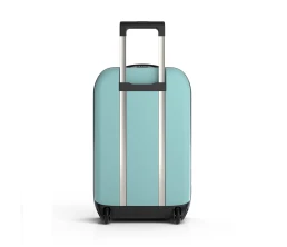 Чемодан складной Rollink Vega II 55x40x20 см, 2 колеса, бирюзовый