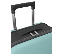 Чемодан складной Rollink Vega II 55x40x20 см, 2 колеса, бирюзовый