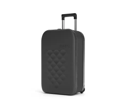 Чемодан складной Rollink Vega II 55x40x20 см, 2 колеса, черный